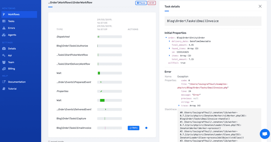 stacktrace